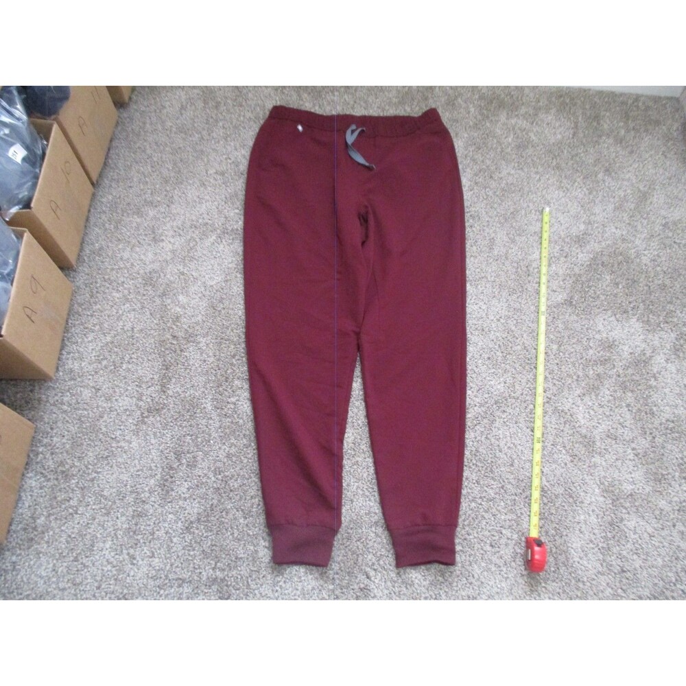 FIGS Technical Collection Scrub Pants XL/T Red Solid Polyester Blend